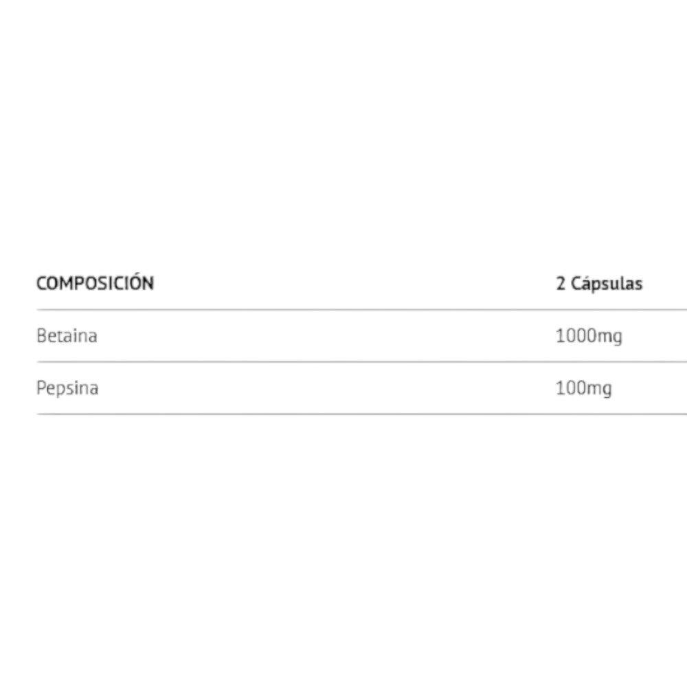 Betaine + Pepsin 60 Caps 2/2