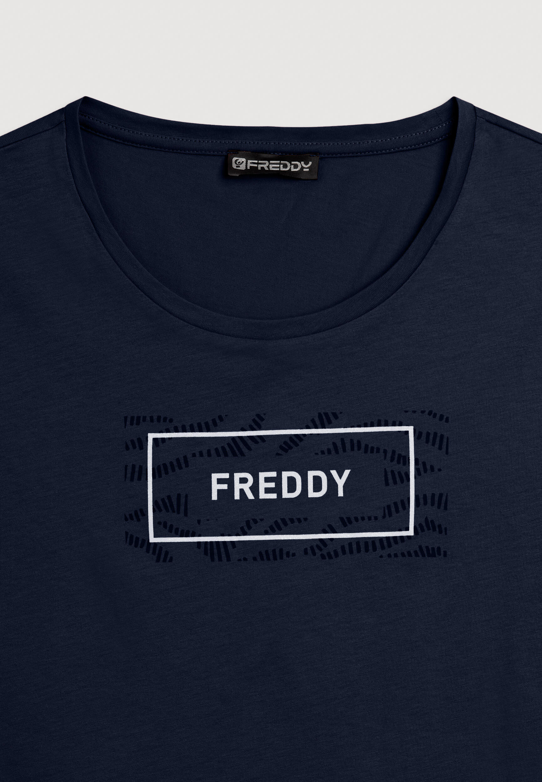 T-shirt avec le logo FREDDY sur les graphisme ondulé 3/3