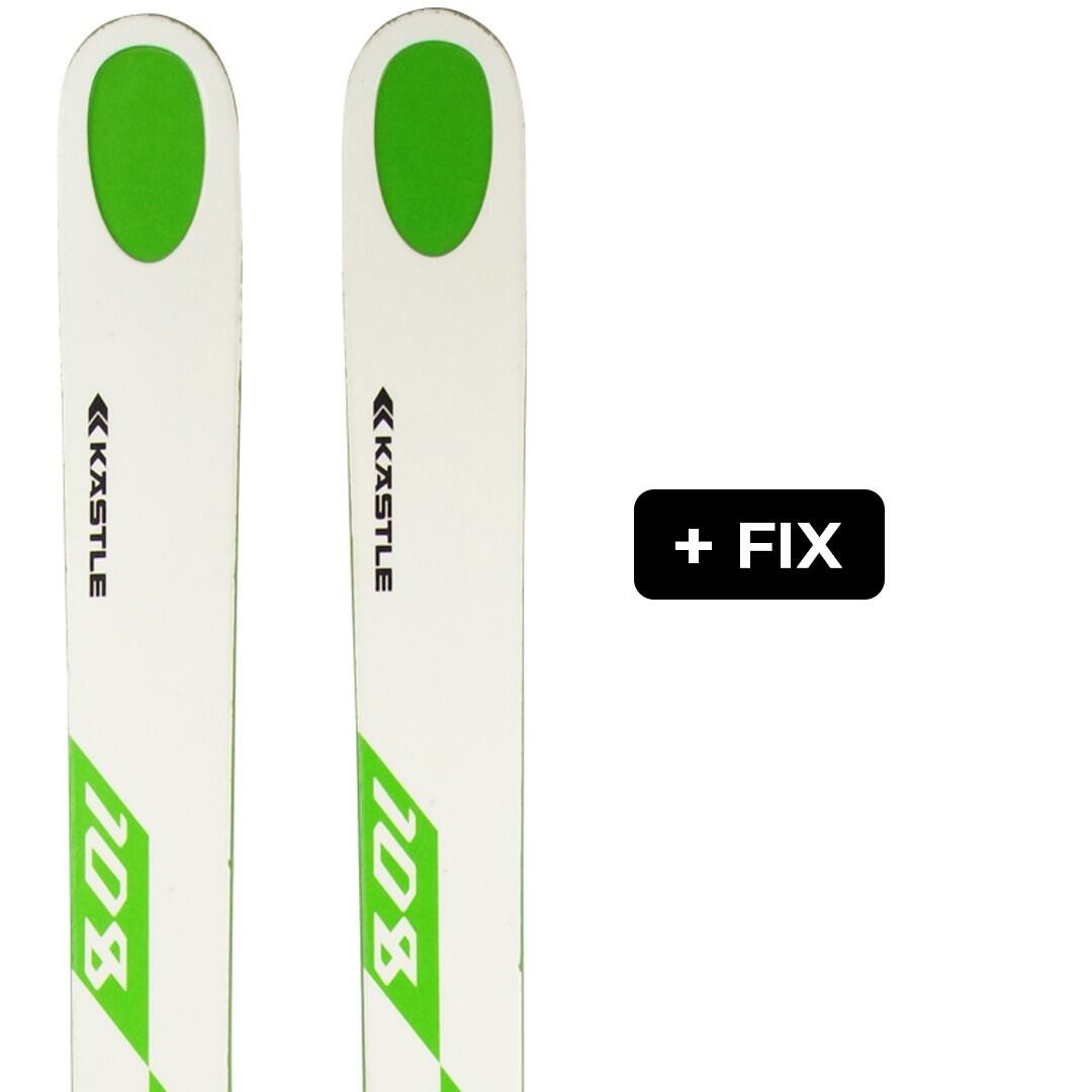 ski occasion KASTLE XX 75 taille : 140 cm = 1 mètre 40 + fixations