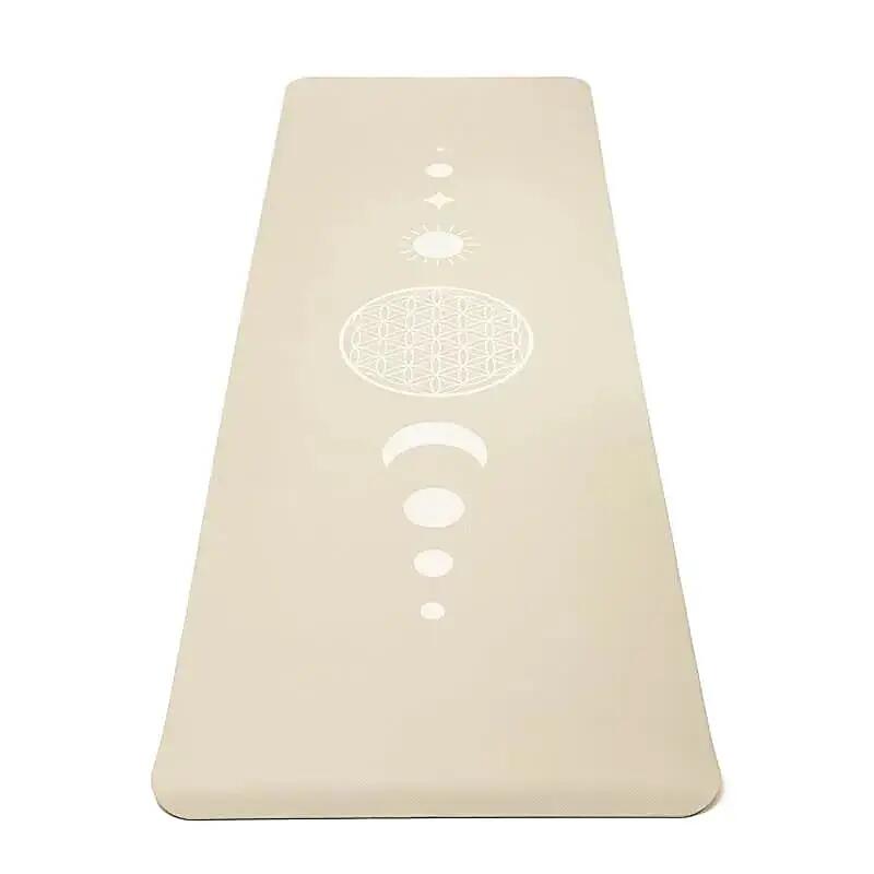 Йога постелка Yogi & Yogini Premium 5mm TPE Flower of Life