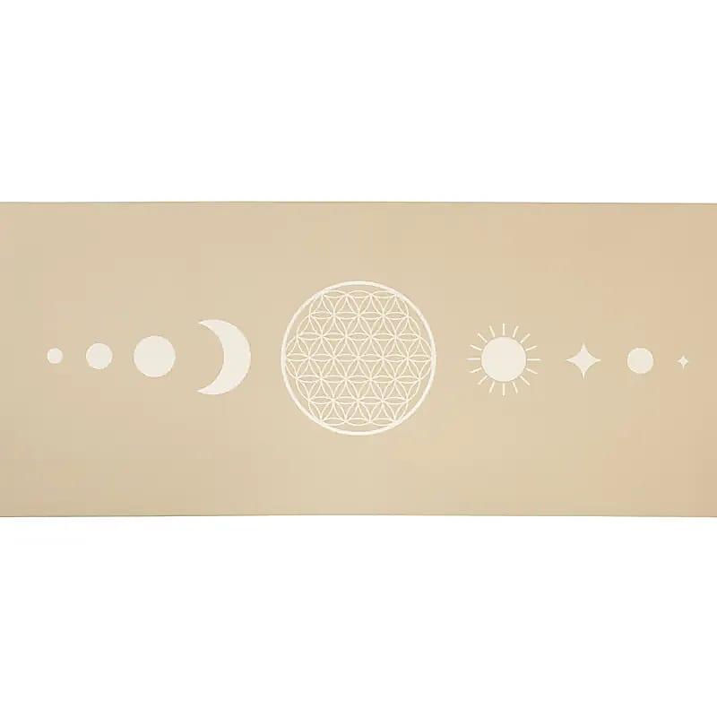 Mata do jogi Yogi & Yogini Premium TPE 5 mm Kwiat Życia