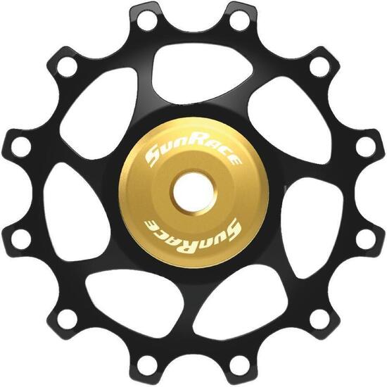 SunRace SP862 kółko przerzutki tylne 12 zębów aluminium złote