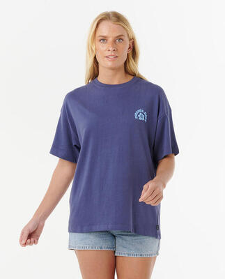 Rip curl luxe surf heritage tee - navy