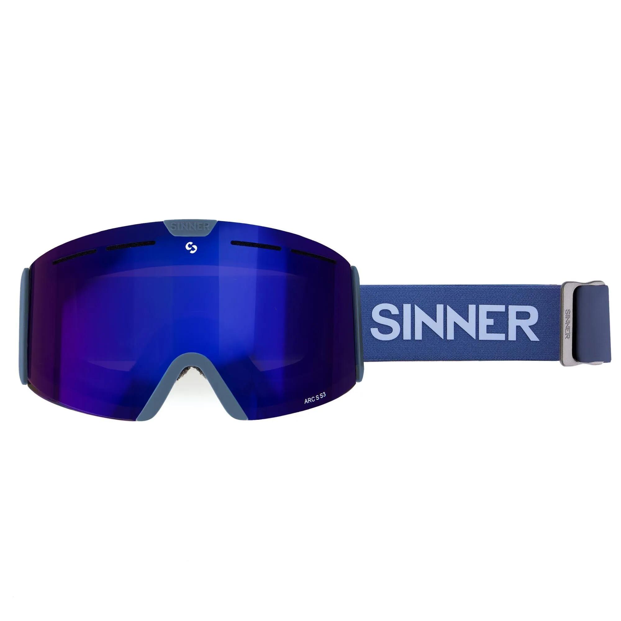 Gogle narciarskie/snowboardowe SINNER Arc S, niebieskie, unisex 2/3