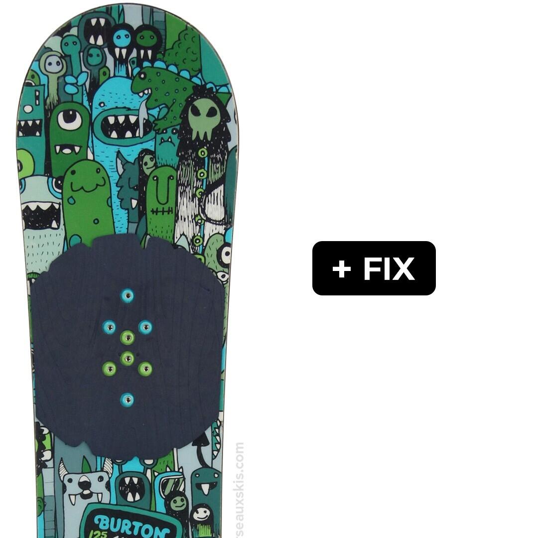 BURTON Reconditionné - BURTON CHOPPER 100 + FIX - Très bon état