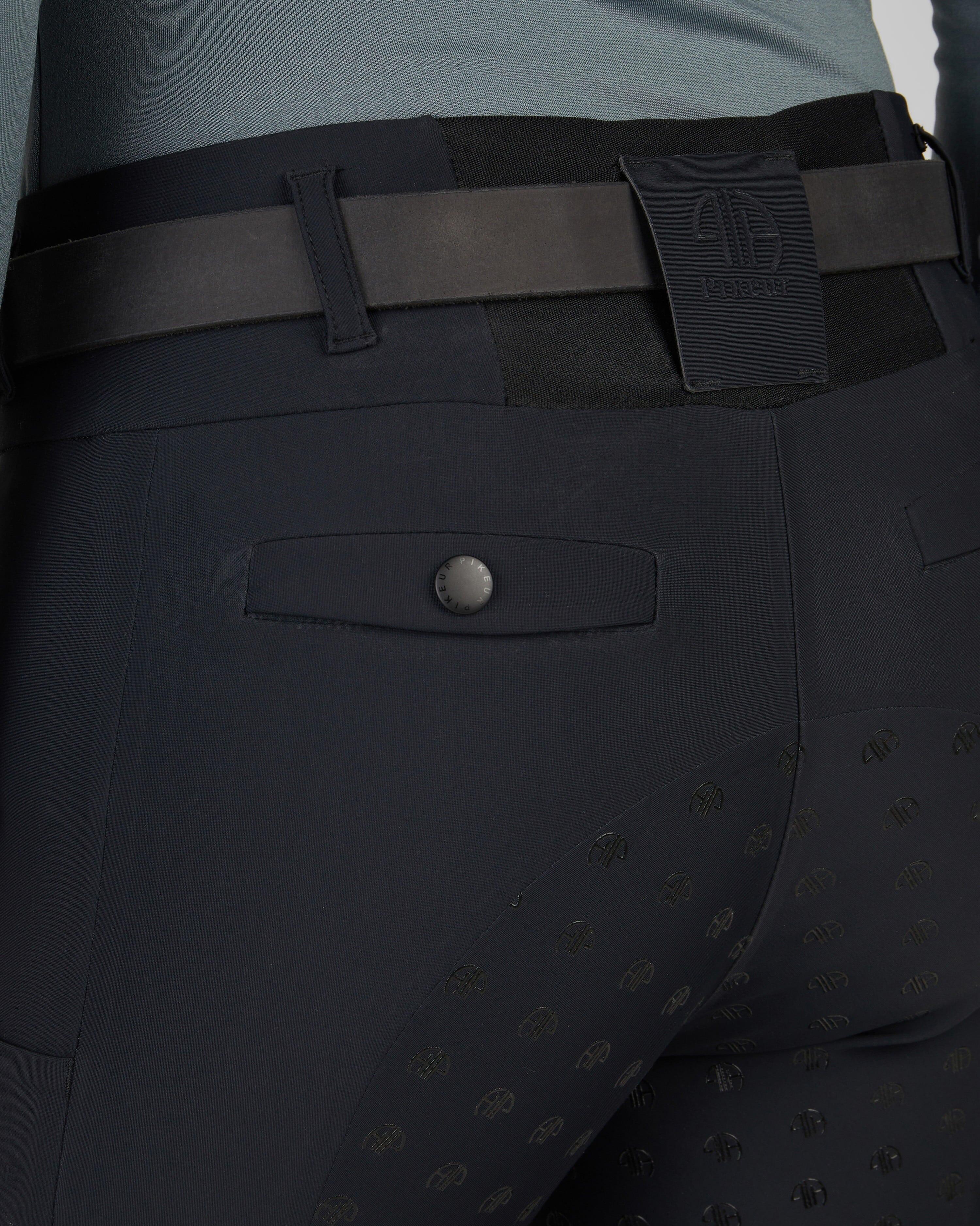 Reithose Damen Linnett mit Vollgrip schwarz 5/6