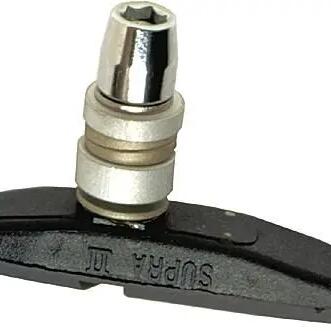Koolstop Supra2 T3 V-Brake Pads — Aluminium Braking Surface, Threaded Pair.