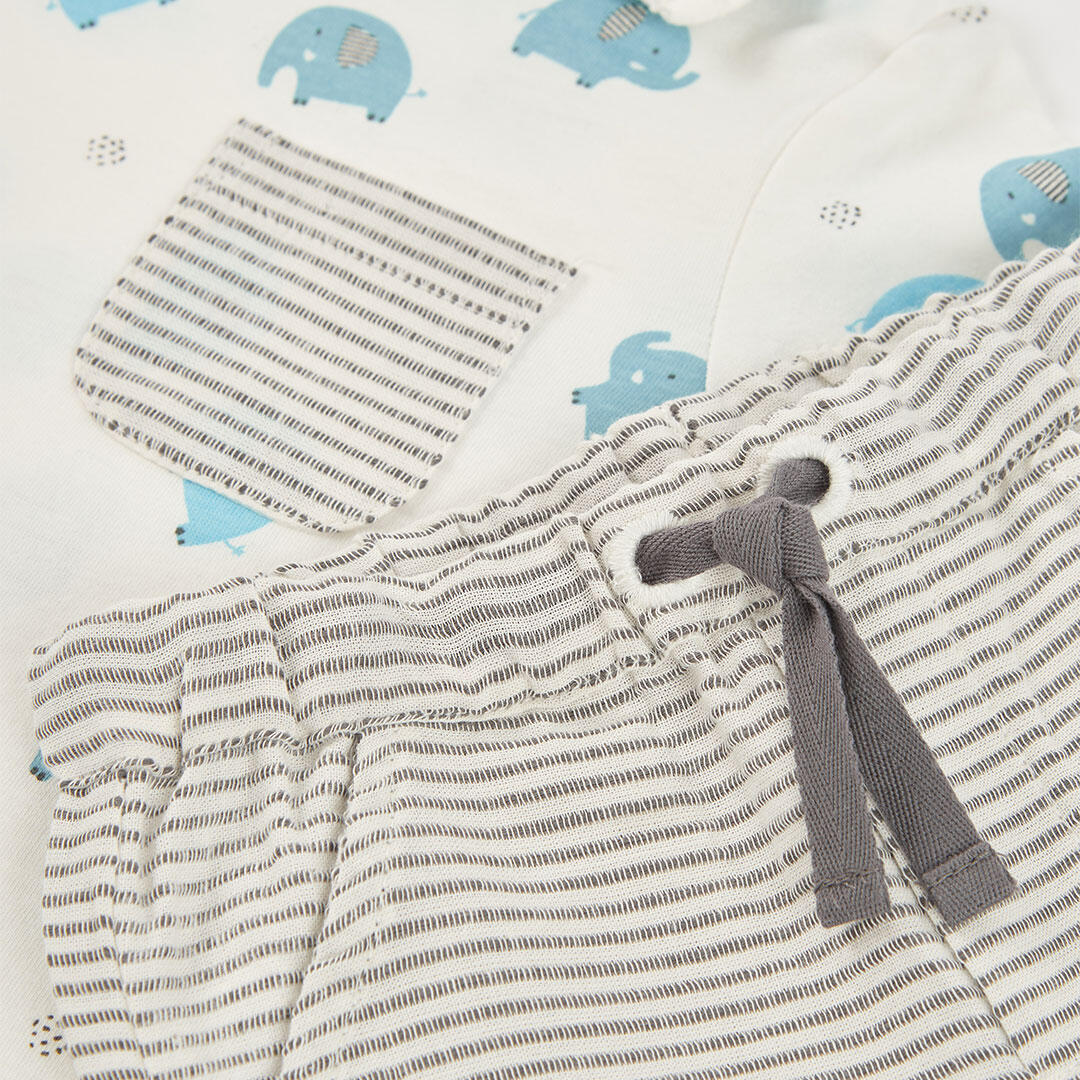 Conjuntos de verano de gimnasia bebé niño boboli multicolor 7/7
