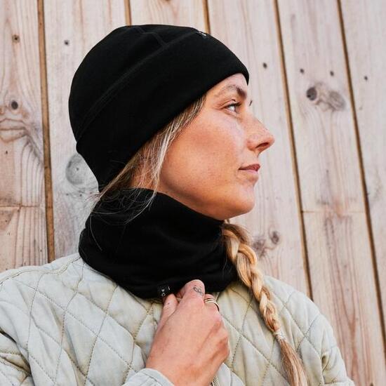Czapka Merino Weathergoods Sweden 100% kompatybilna z kaskiem czarna