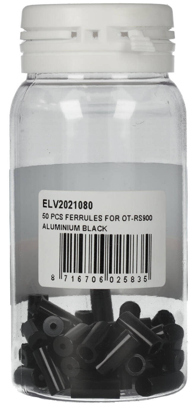 Ferrules de aluminio Elvedes Ø 3,65 à Ø 5,5mm (x50) 4/4