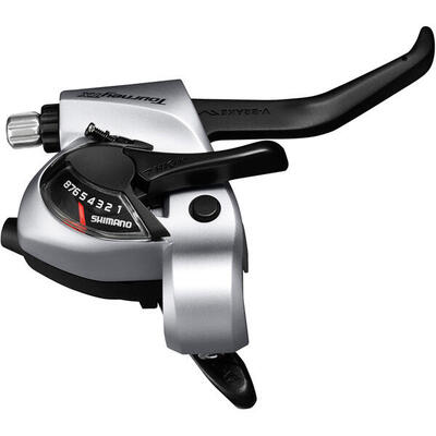 Shimano tourney tx st-tx800 rem- en schakelhendel links 3-speed zilver