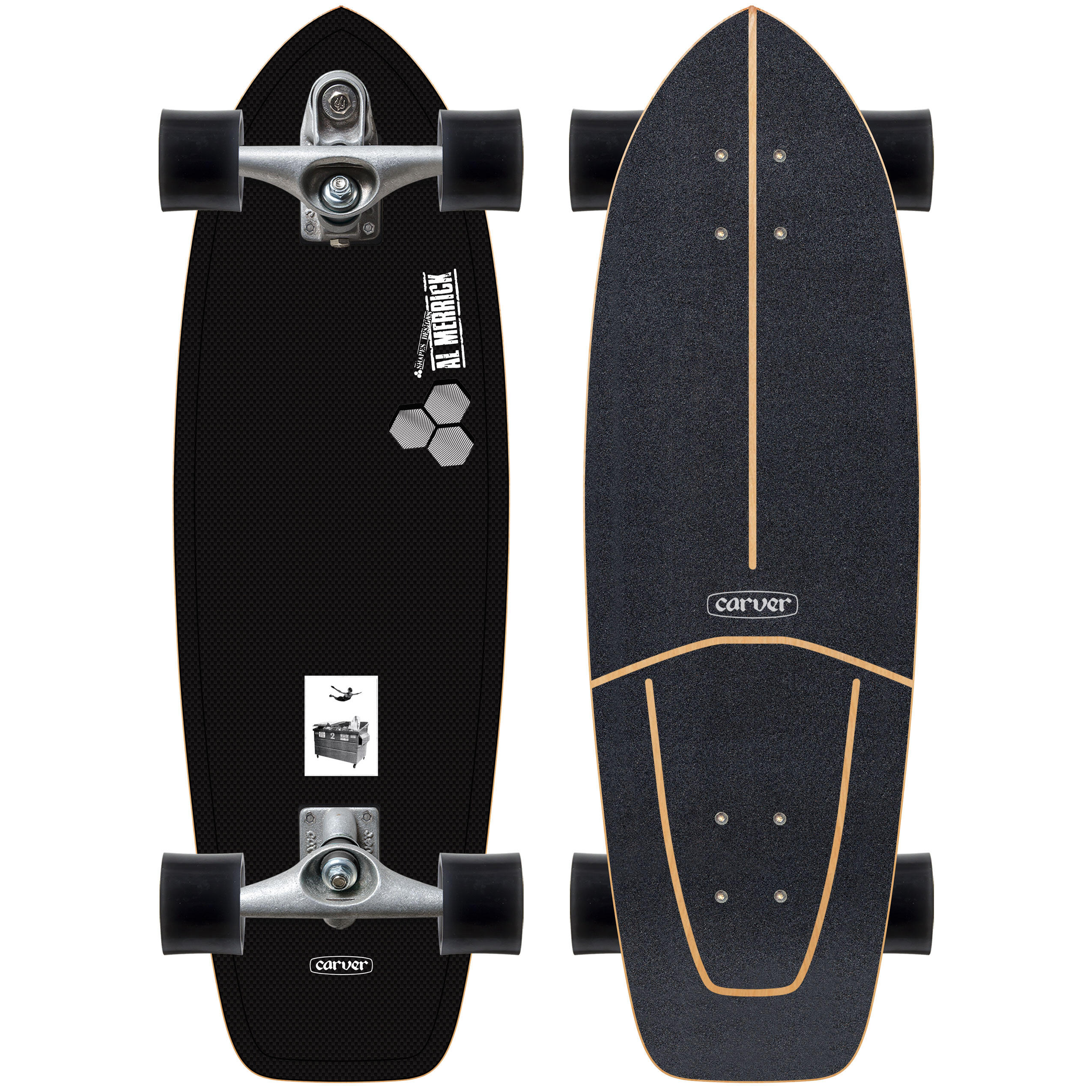 Surfskate complet - CI Dumpster Diver 2 C7 31 - Carver