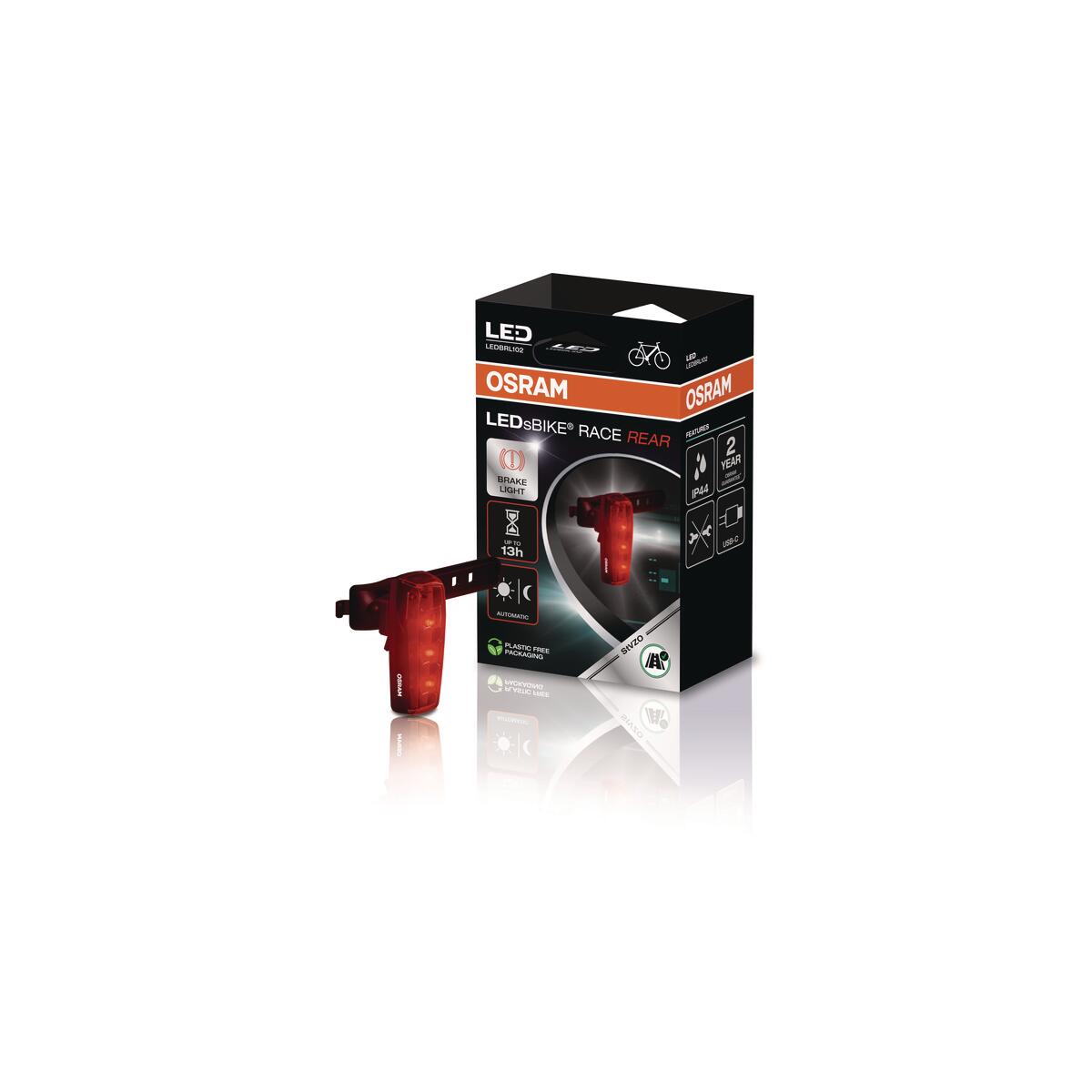 OSRAM Leds Bike Race Rear feu arrière LED rechargeable USB-C 3/7