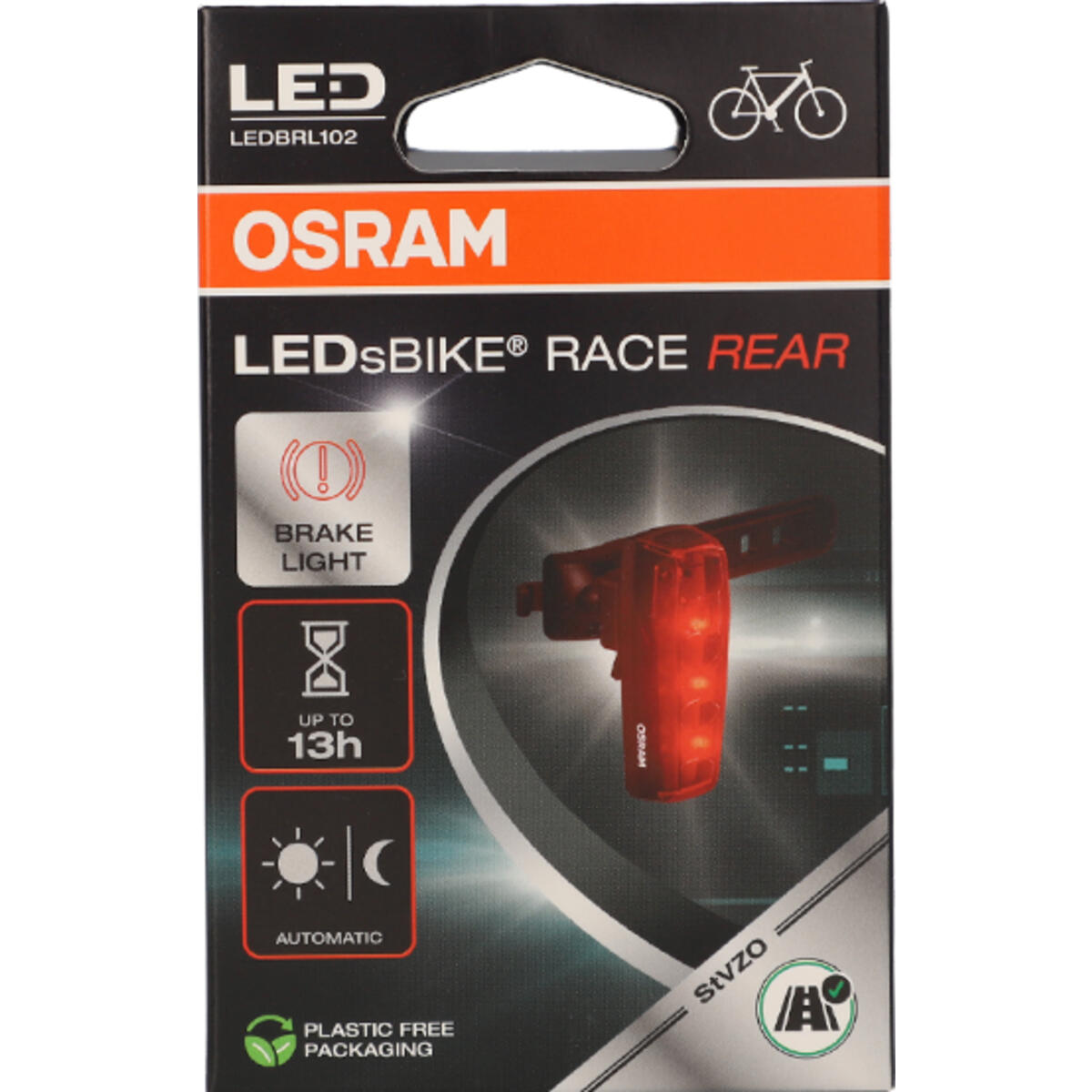 OSRAM Leds Bike Race Rear feu arrière LED rechargeable USB-C 5/7