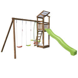 Aire de jeux avec toboggan et bac à sable HAPPY SLIDE 150