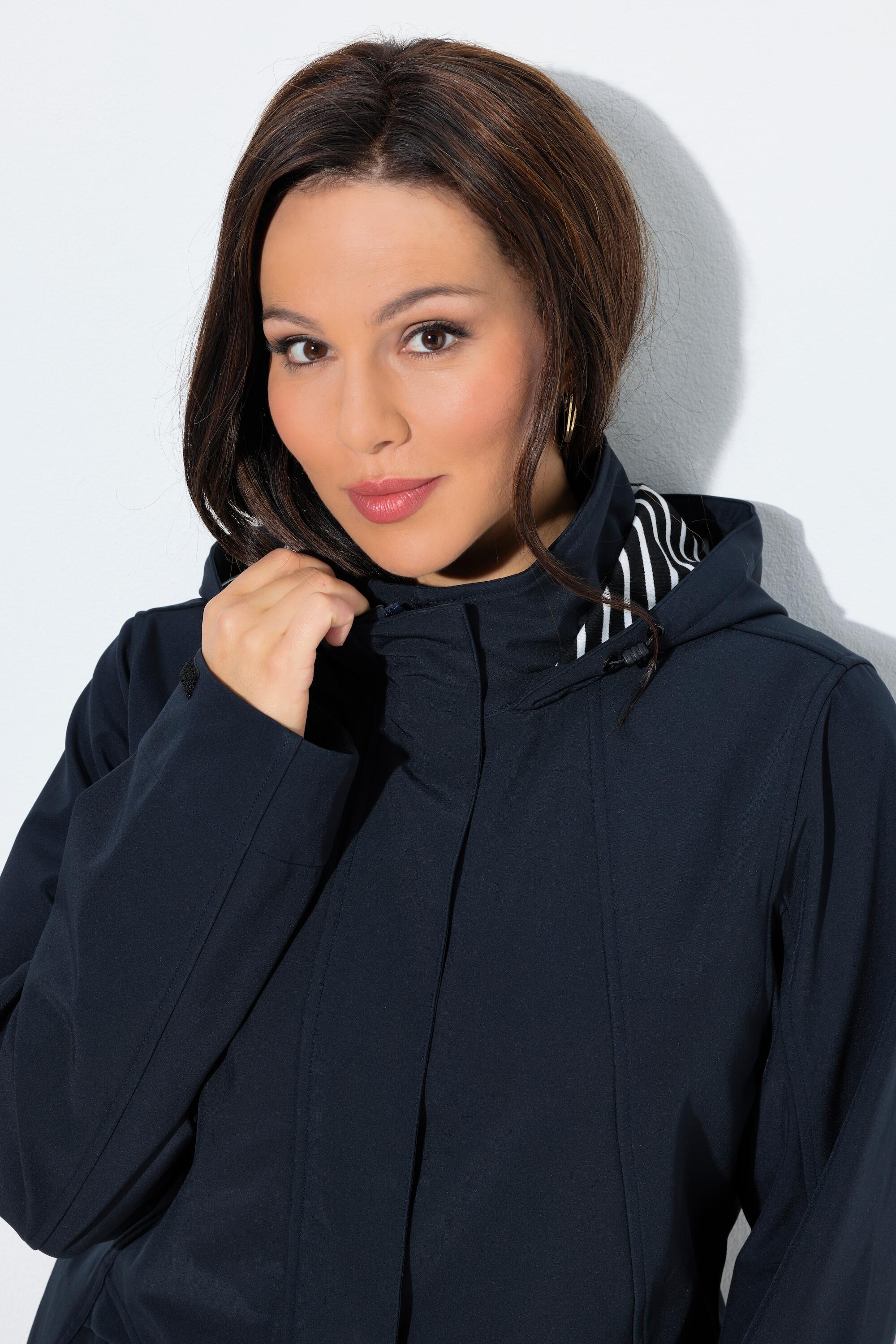 Femme Veste Softshell HYPRAR à capuche modèle imperméable coupe évasée 3/7