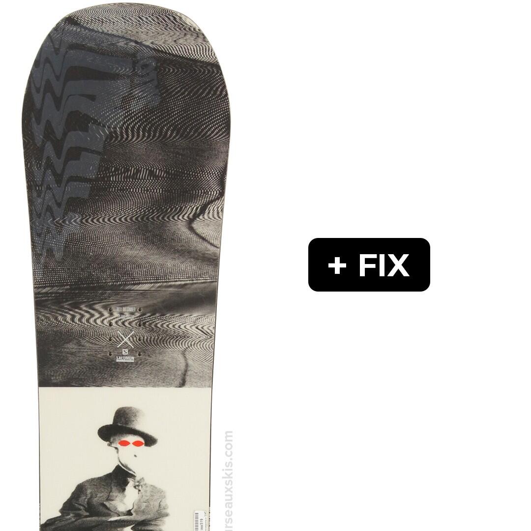 SALOMON Reconditionné - SALOMON THE VILLAIN + FIXATION - Très bon état