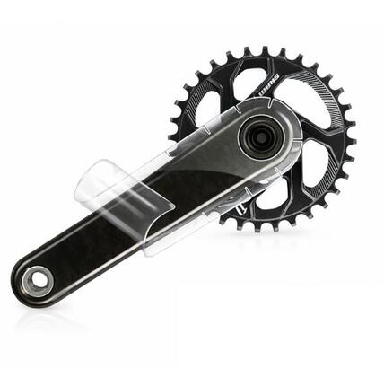 transparente kurbelschutz folie fahrrad set 2 stück