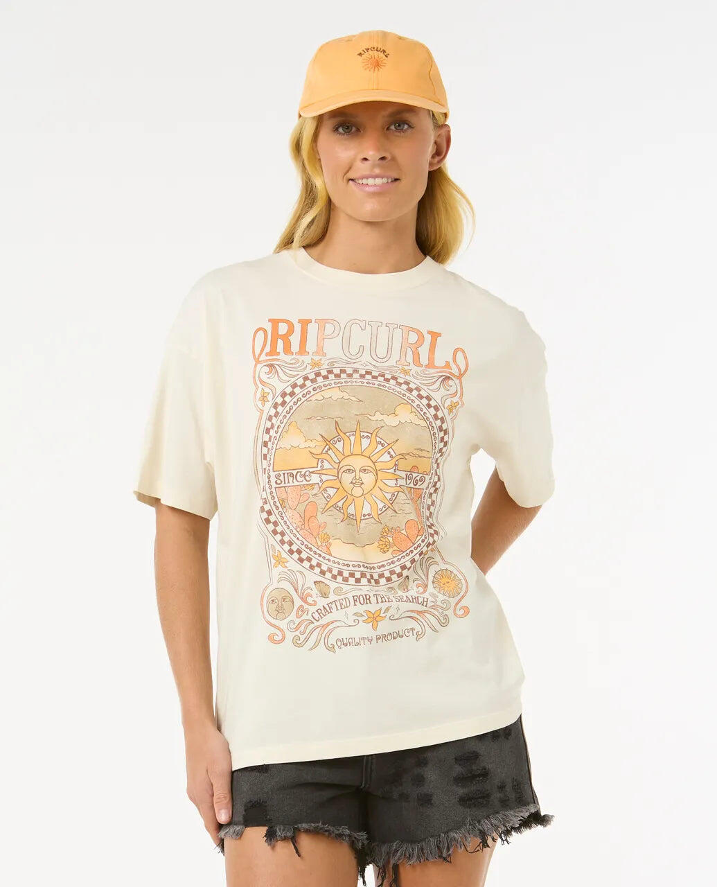 Rip Curl Luna Heritage Tee - Bone 2/7