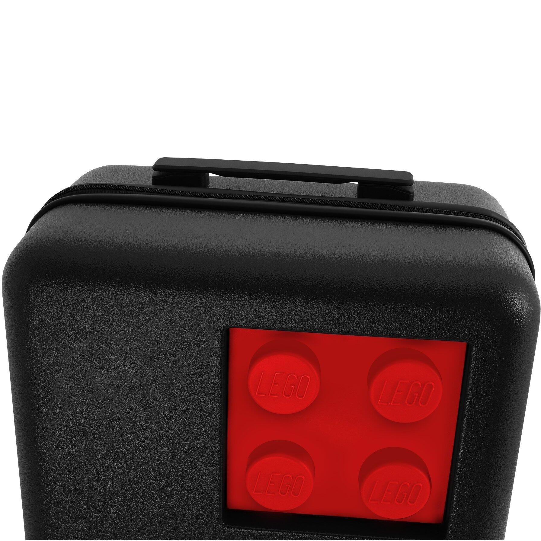 Maleta Trolley LEGO Brick 2X2 Urban 20" Negro Rojo 5/5