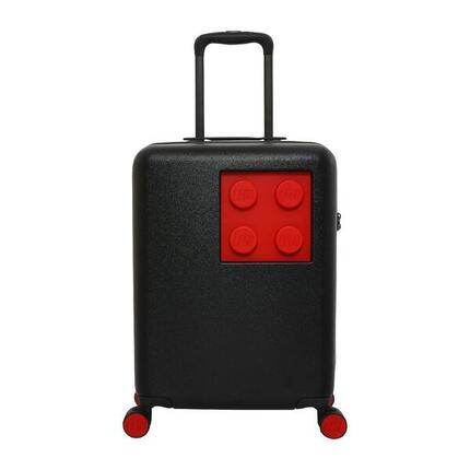 Valise Trolley LEGO Brick 2X2 Urban 20" Noir Rouge