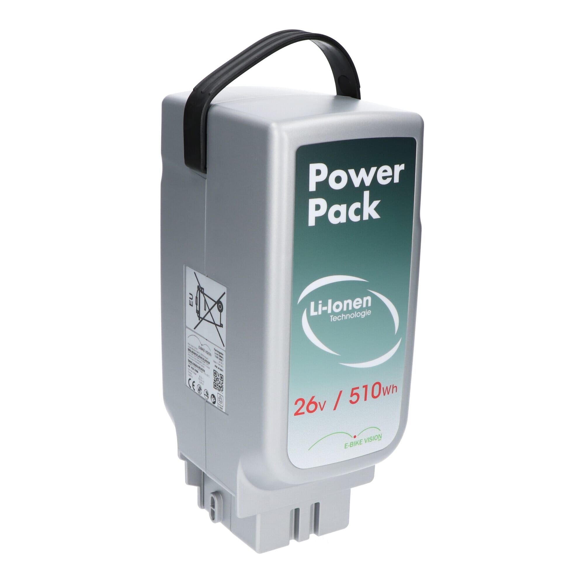 Batterie e-bike compatible Panasonic 26V 20Ah E-vision 3/6