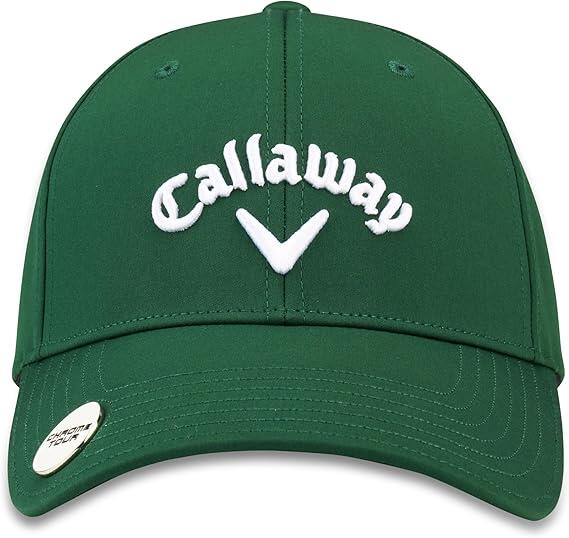Callaway Stitch Magnet, Boné de golfe para homem, Verde floresta 2/5