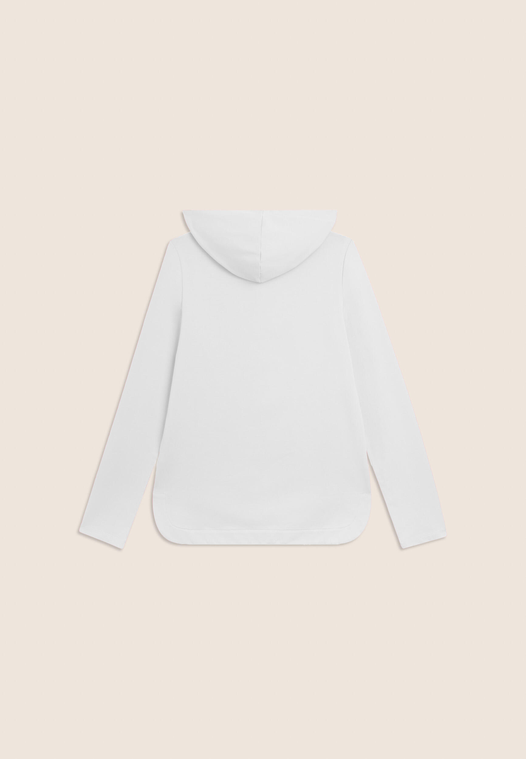 Sweatshirt met capuchon van French Terry met ritssluiting en grafisch motief 5/6