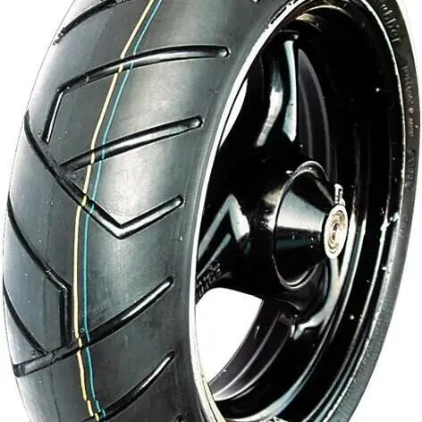 Vee Rubber VRM 119C 120/90-10 66L TL outer tyre.