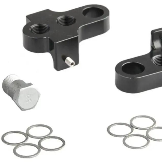 Mirage aluminium crank shorteners with stainless steel bolts