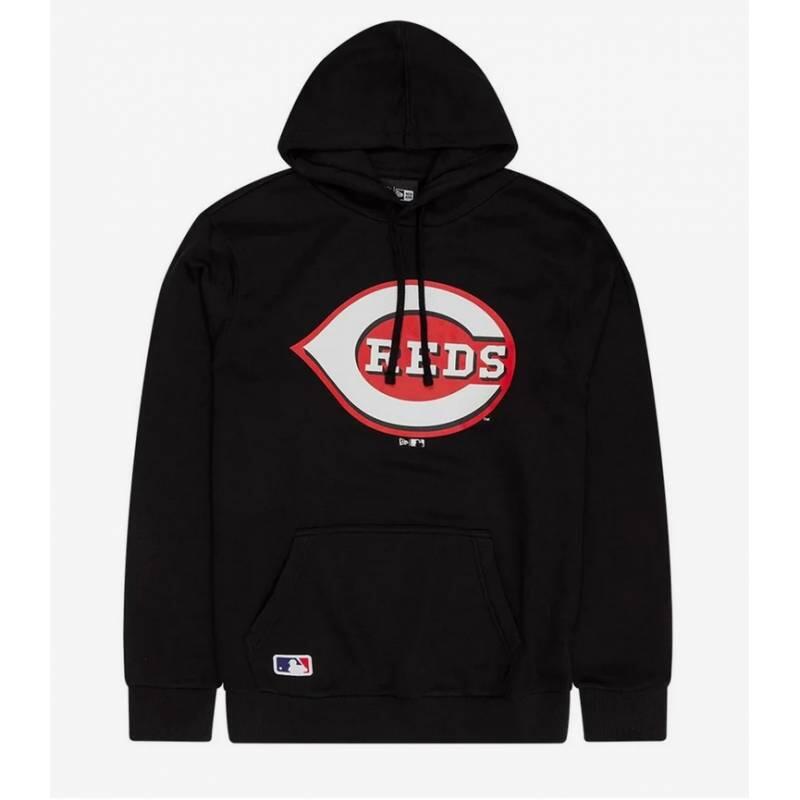 Sweat à capuche MLB Cincinnati Reds New Era Noir 1/2