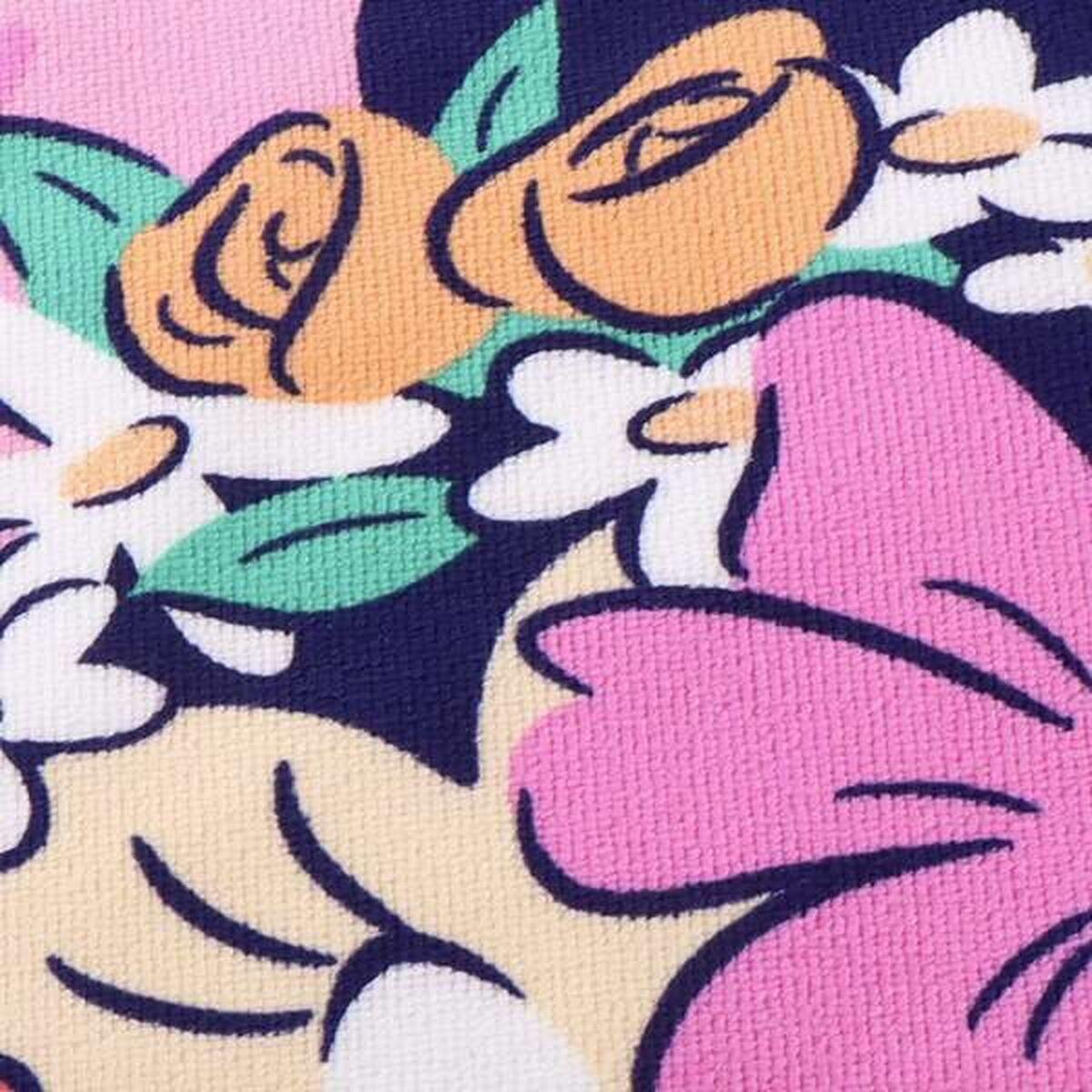 Poncho-Toalha com Capuz DISNEY Cor de Rosa 4/4