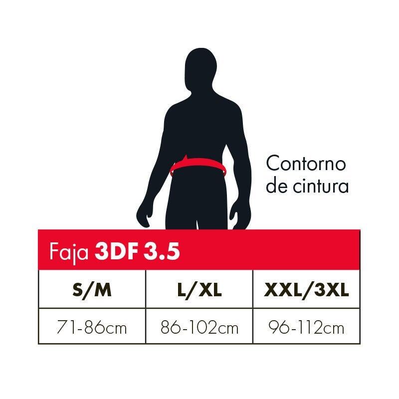 Faixa lombar 3DF 3.5 3/5