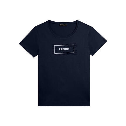 T-shirt avec le logo FREDDY sur les graphisme ondulé