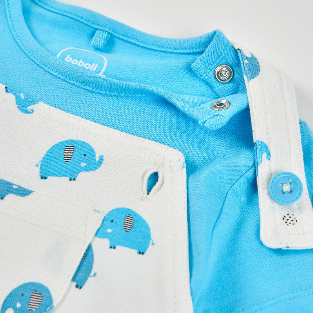 Conjuntos de verano de gimnasia bebé niño boboli multicolor 7/7