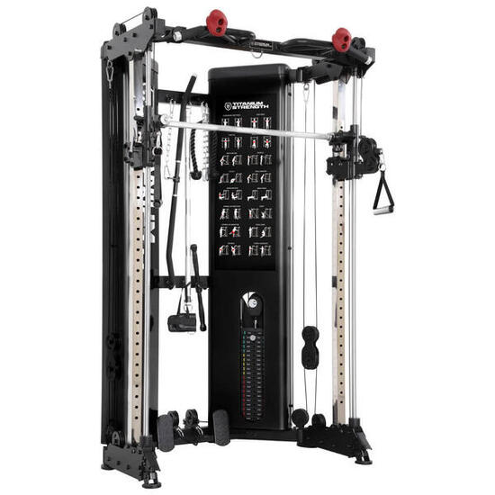 Doppelte Verstellbare Seilzugstation + Smith-Maschine mit Integrierten