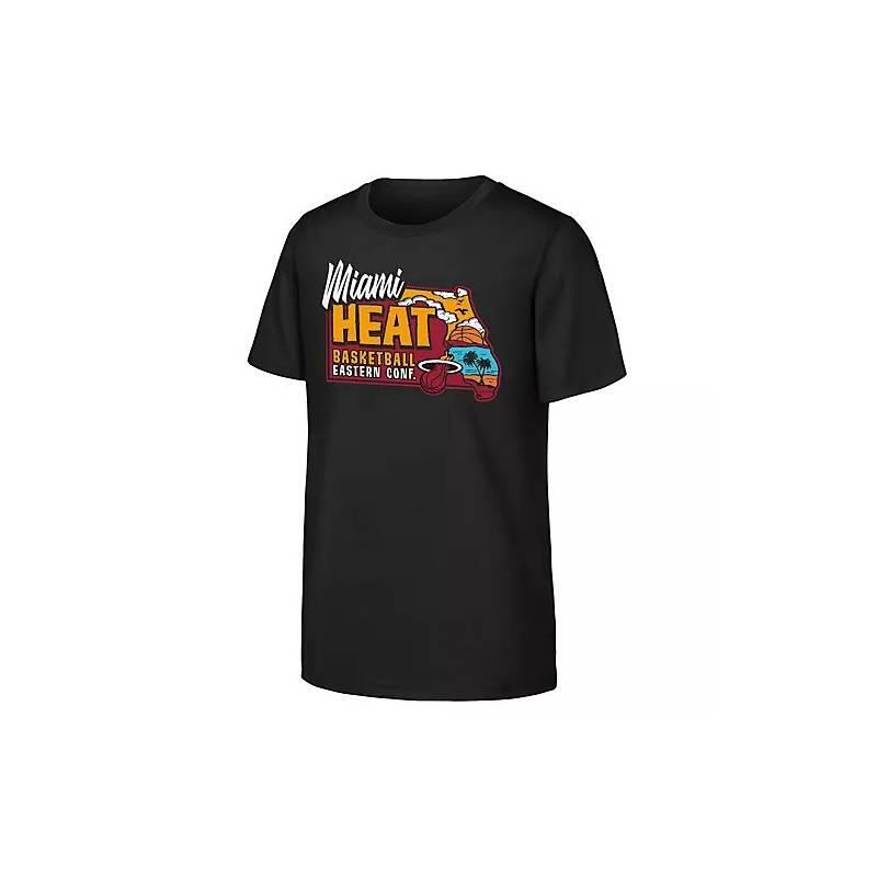 T-shirt NBA Enfant Miami Heat Outerstuff Hometown Noir 1/2