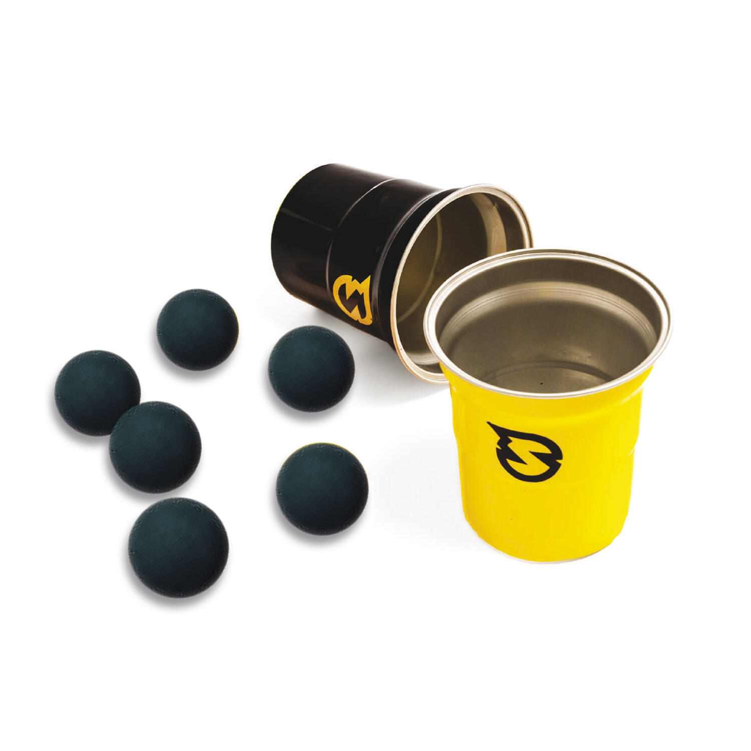 Spikeball Roundnet Set Spikepong Tafelspel Editie Spikepong Zwart Geel 3/6