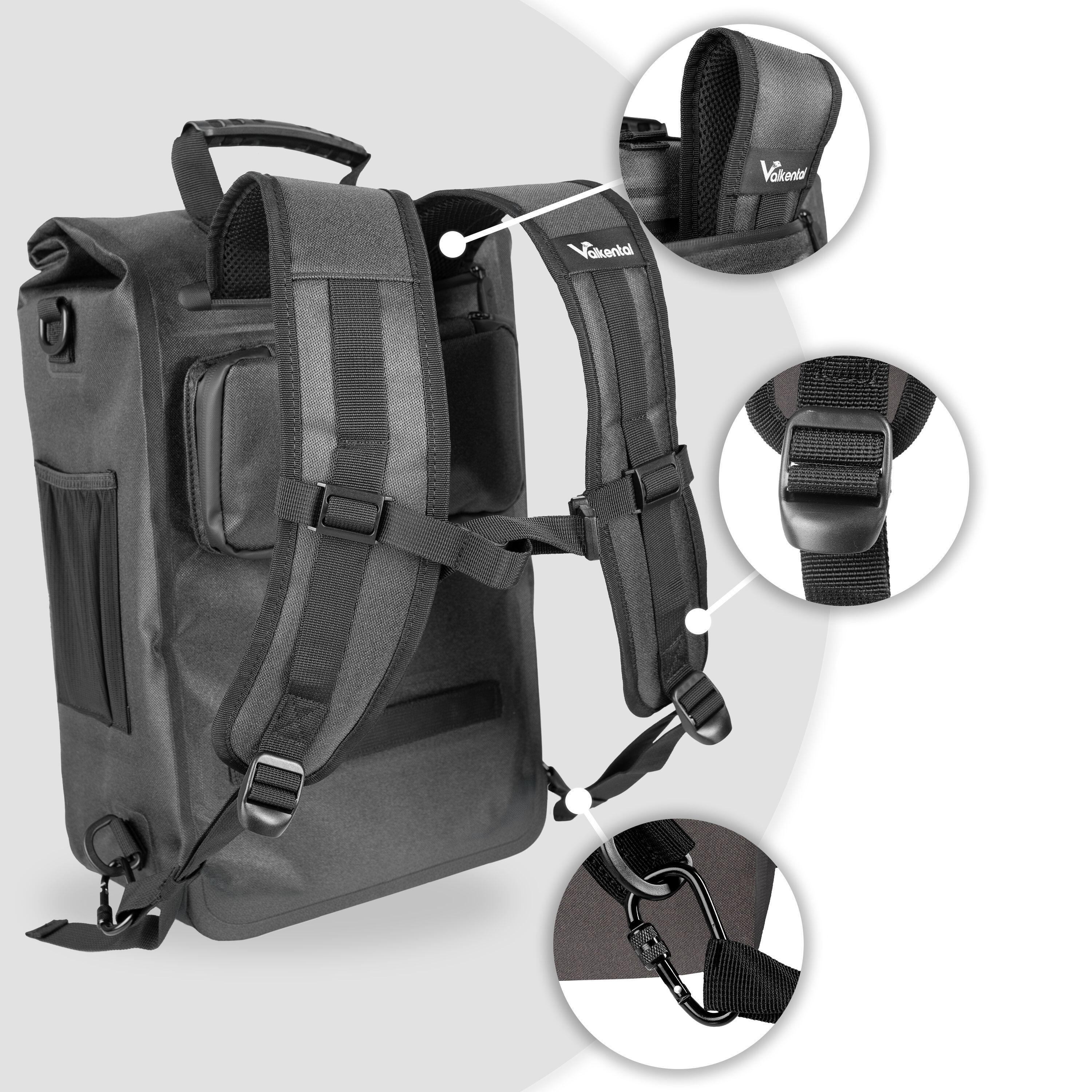 schlösser für vaude fahrradtaschen Aqua Back 48L – Wasserdicht & Robustes Fahrradzubehör Touren und Pendeln – Bici No.1 Thema_Geschenke Stirnband Winter Stirnband Windstopper Farbe:Stahl-Indigo
