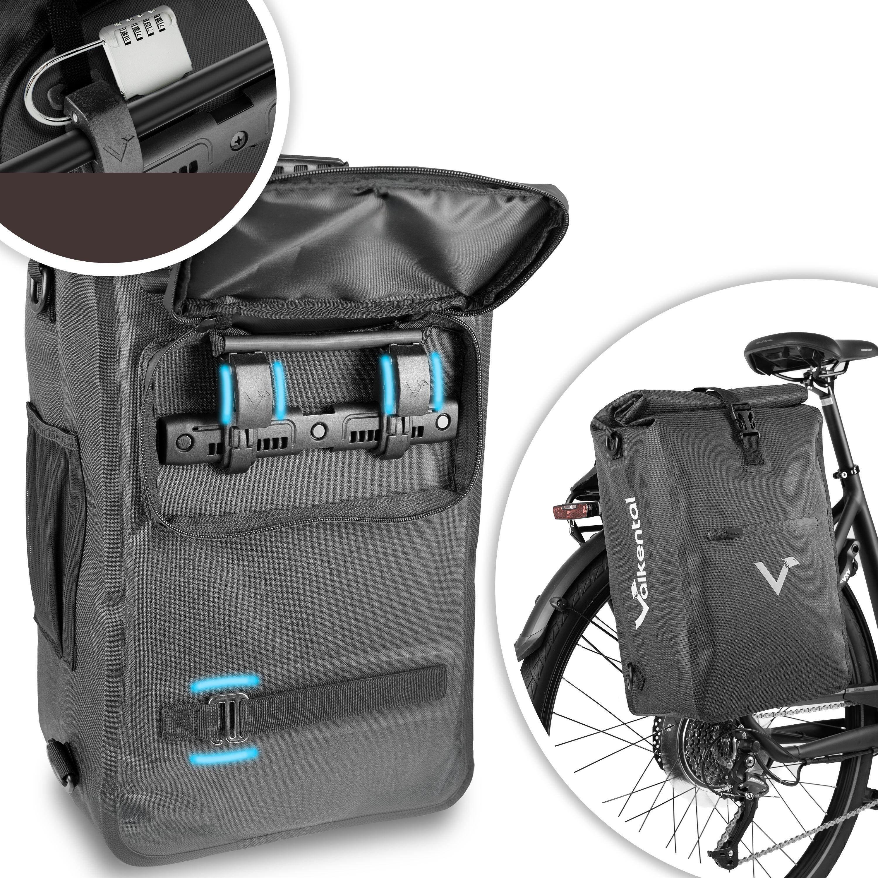 Sac a dos velo pour Sacoche velo porte‑bagage bikepacking, 23L etanche 4/7