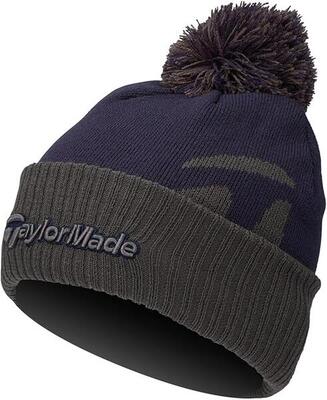Taylormade bobble beanie, muts met pompon voor heren, zwart