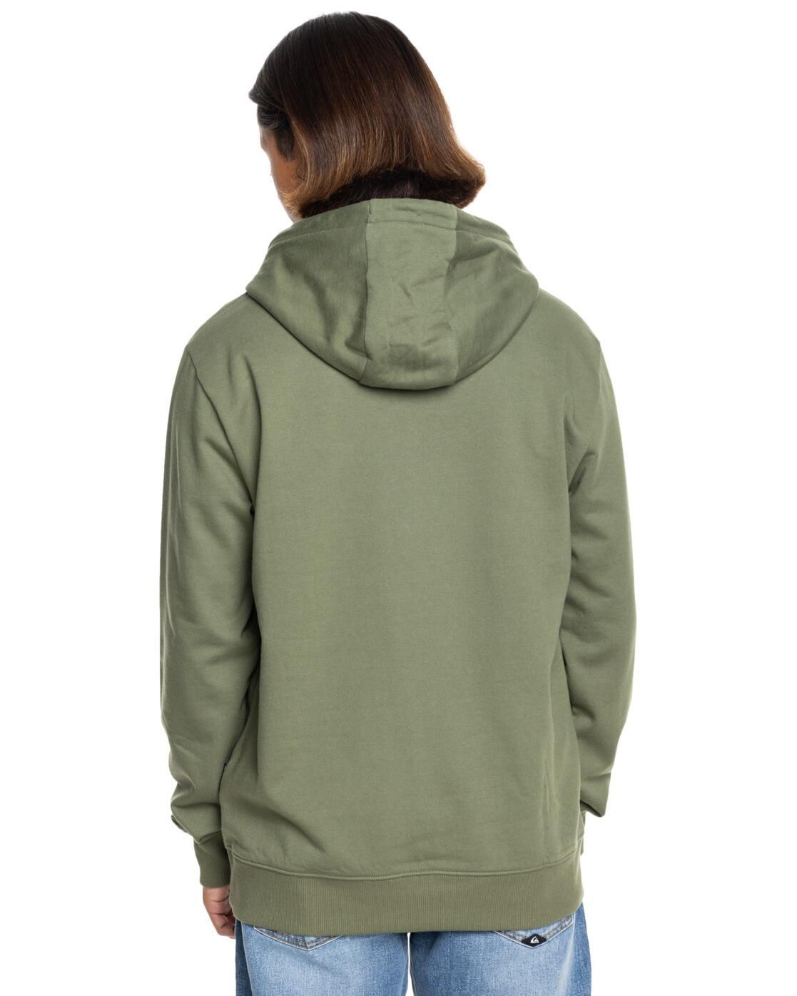 Kapuzenpulli BASIC Grün Herren 2/4