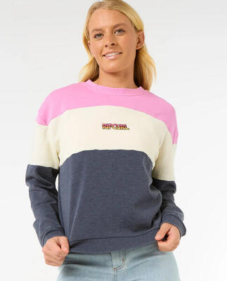 Rip curl las dalias colourblock crew - navy