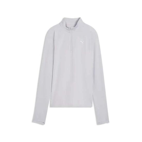 T-Shirt Puma W Run Velocity Cloudspun 1/4-Zip Dame