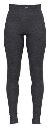 Lange Damen Sporthose Odlo Active Warm Eco Grau