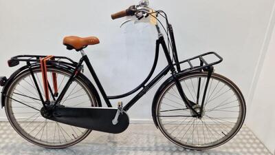 Batavus old dutch | gebruikt | 3 maanden garantie | 28 inc zwart 57cm - f.95260