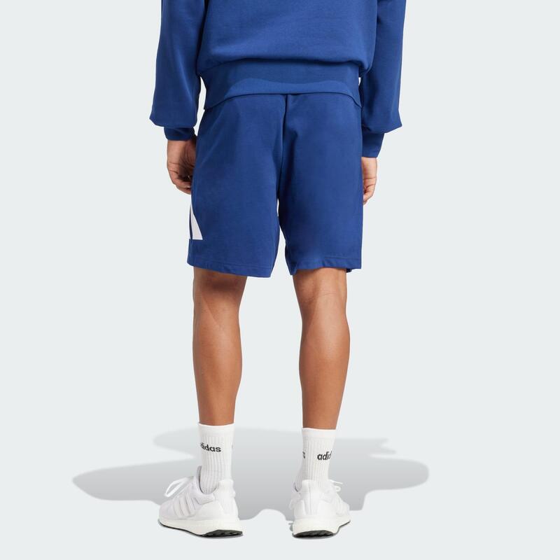 Pantaloni scurți Essentials din tricot simplu cu logo mare