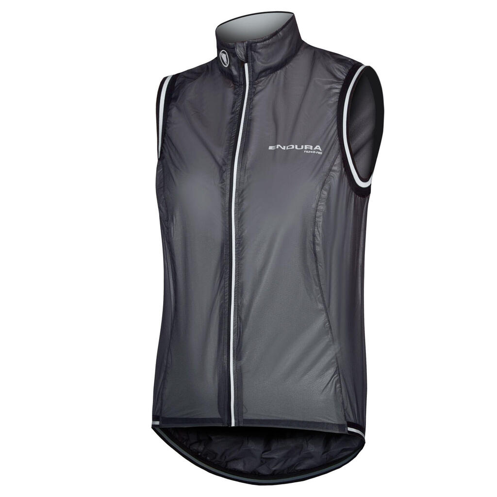 Endura FS260-Pro Adrenaline Race II Women Sleeveless Waterproof Jacket Black