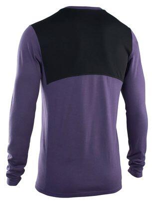 Maillot MTB de manga larga Merino  Morado para hombre ION 2/2