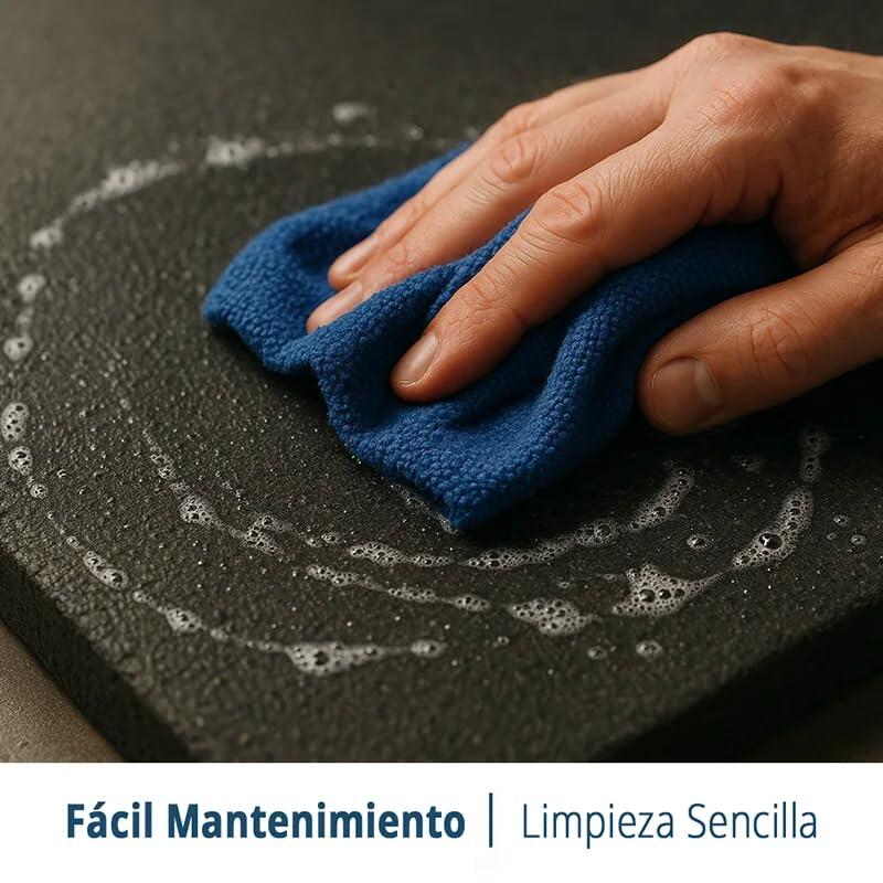 Piso do ginásio - Telha de Borracha 50x50 cm. 15mm (Preto) - Pacote 10 6/8